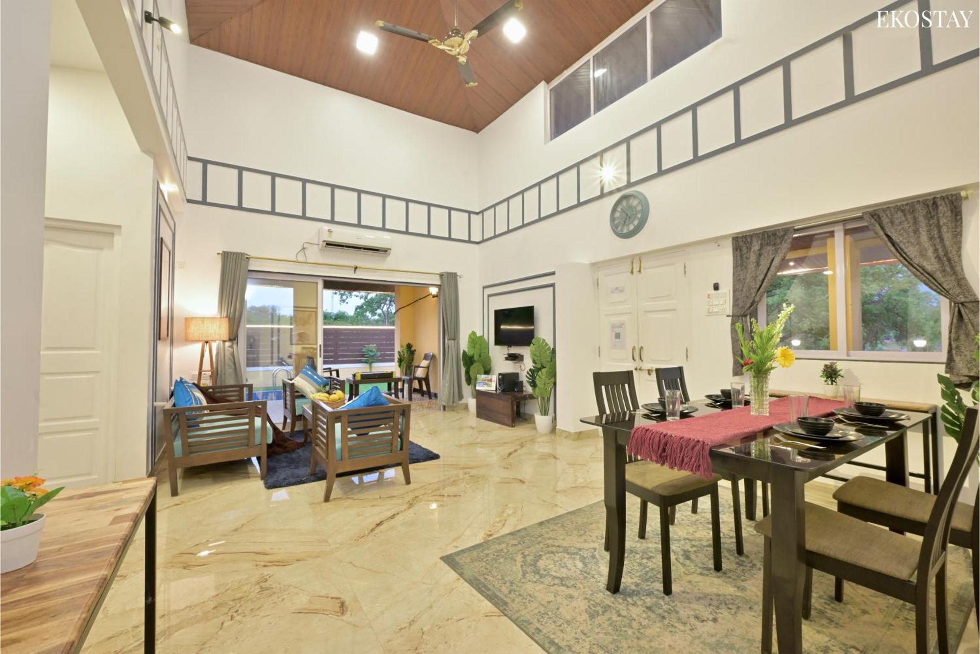 Ekostay - Pinewood Villa อลีบาก ภายนอก รูปภาพ