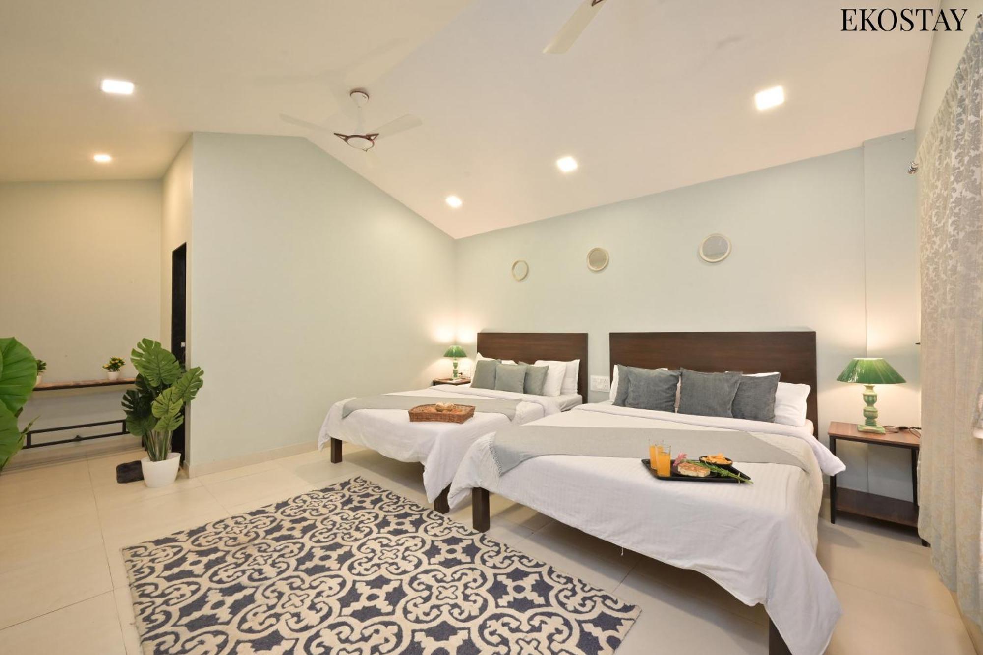 Ekostay - Pinewood Villa อลีบาก ภายนอก รูปภาพ