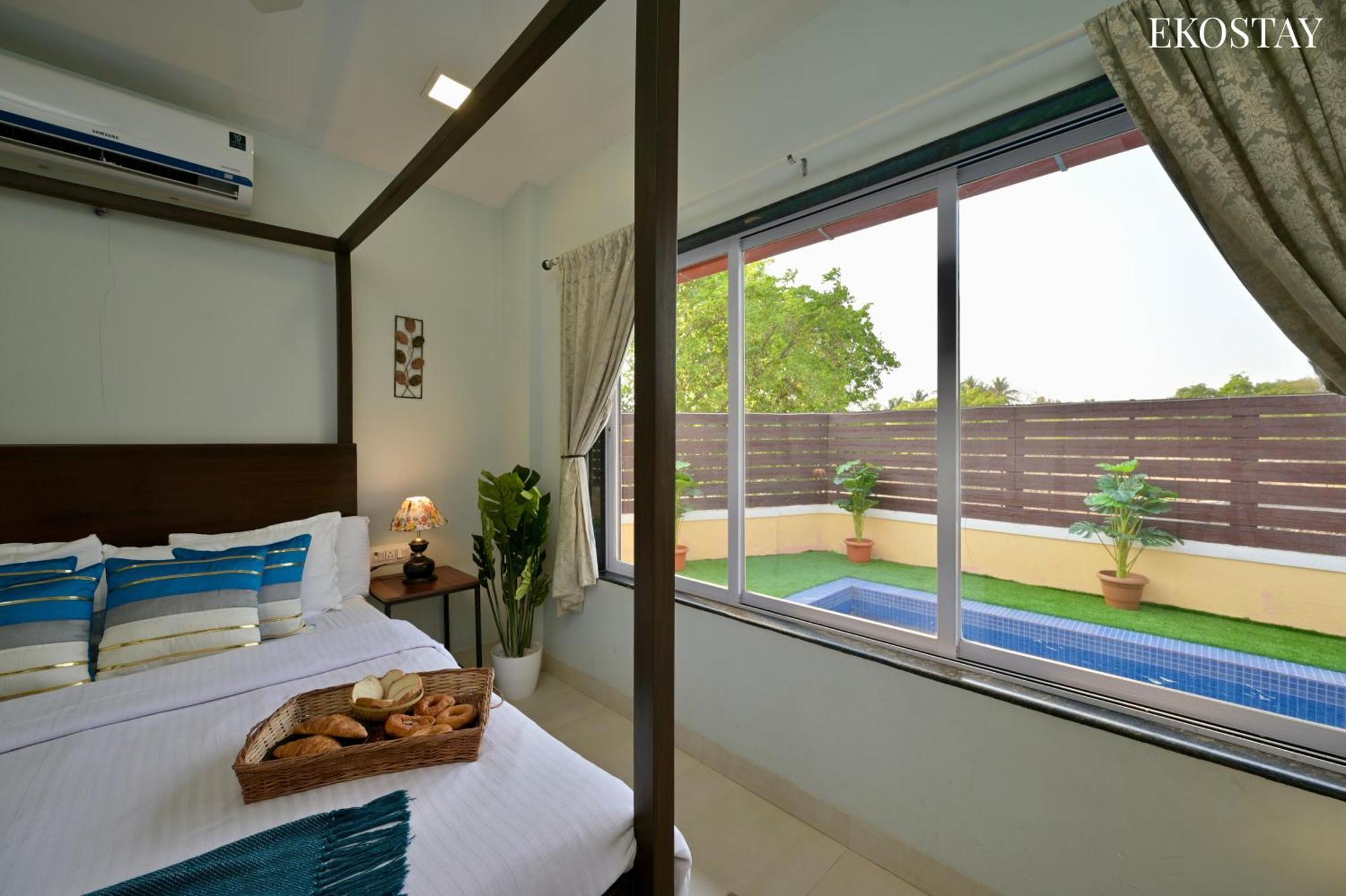Ekostay - Pinewood Villa อลีบาก ภายนอก รูปภาพ