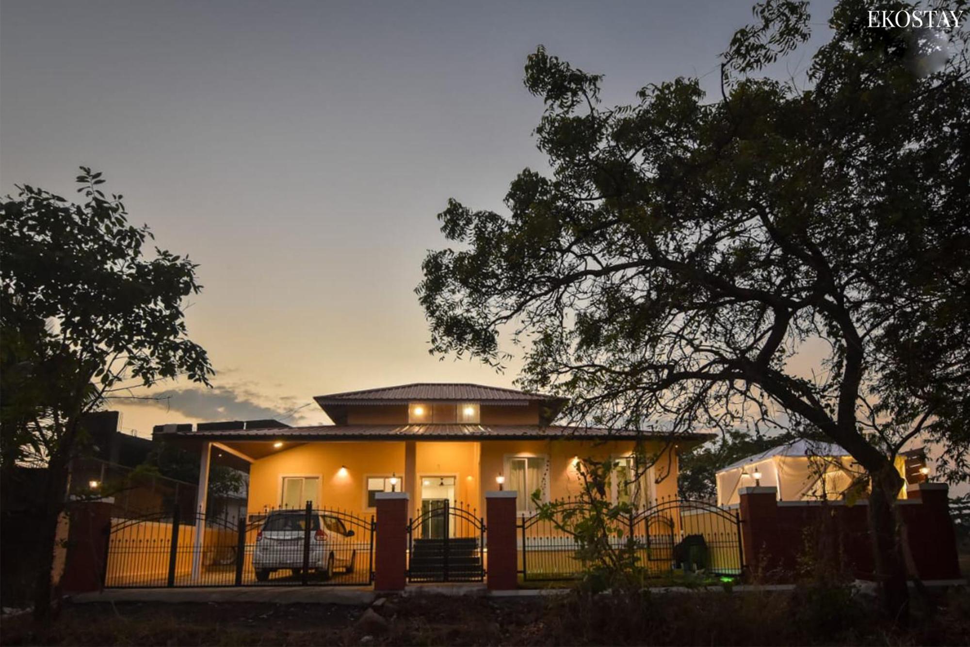 Ekostay - Pinewood Villa อลีบาก ภายนอก รูปภาพ